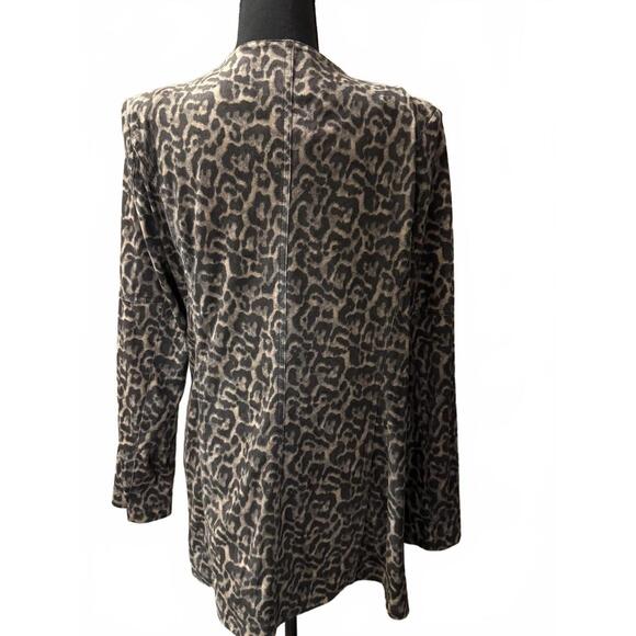 Lena Gabrielle. Leopard Print Jacket - Size 12 - Picture 5 of 5